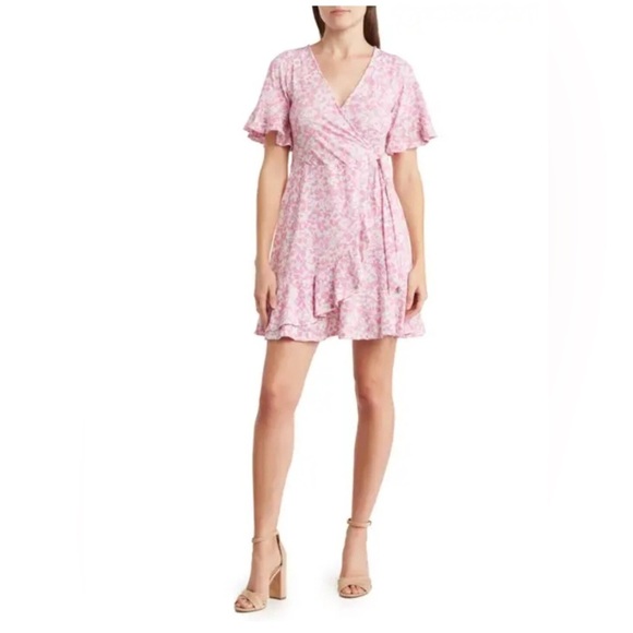 Lush Floral Print Ruffle Dress size XS - Picture 1 of 6